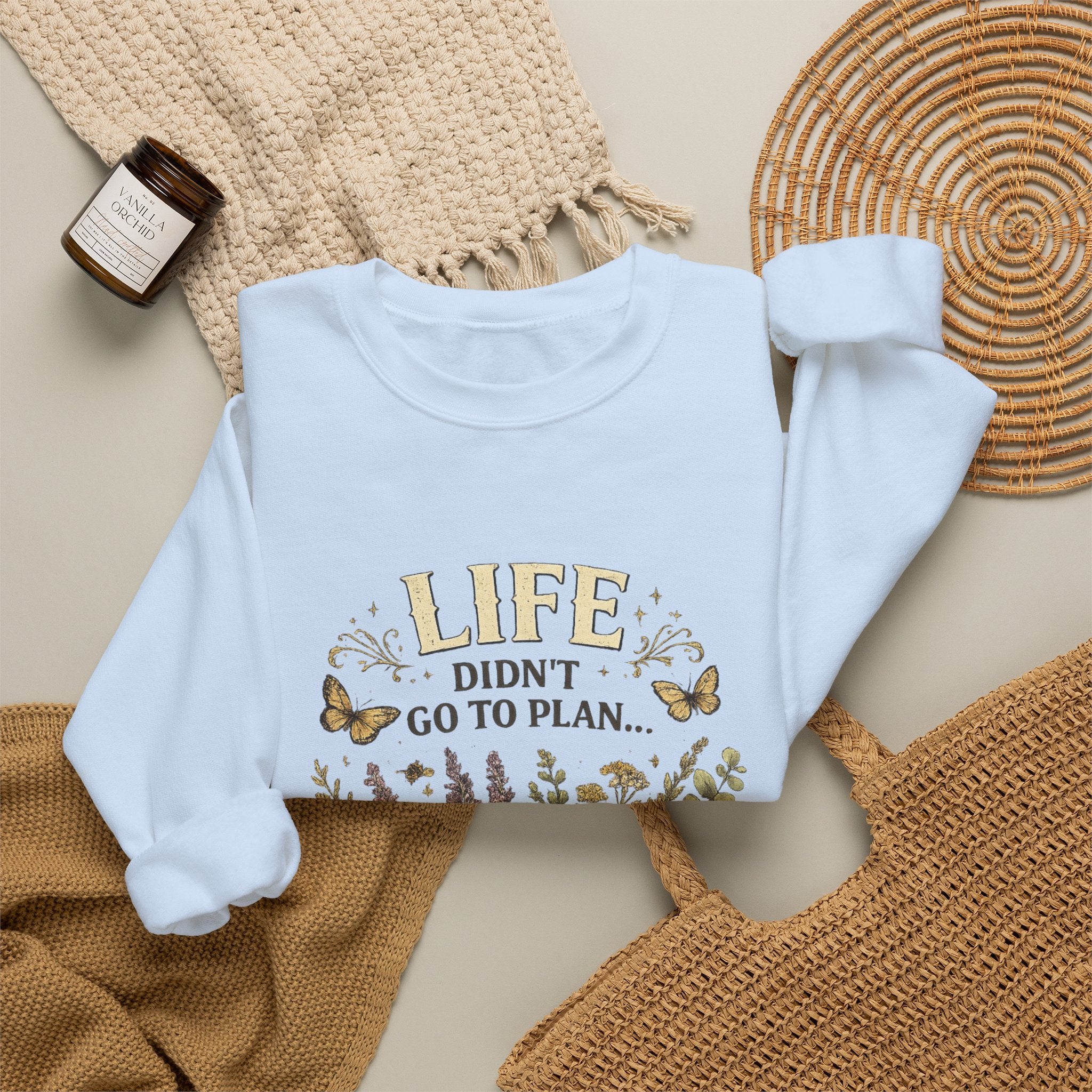 Life didn’t go to plan and that’s ok - Unisex Heavy Blend™ Crewneck Sweatshirt