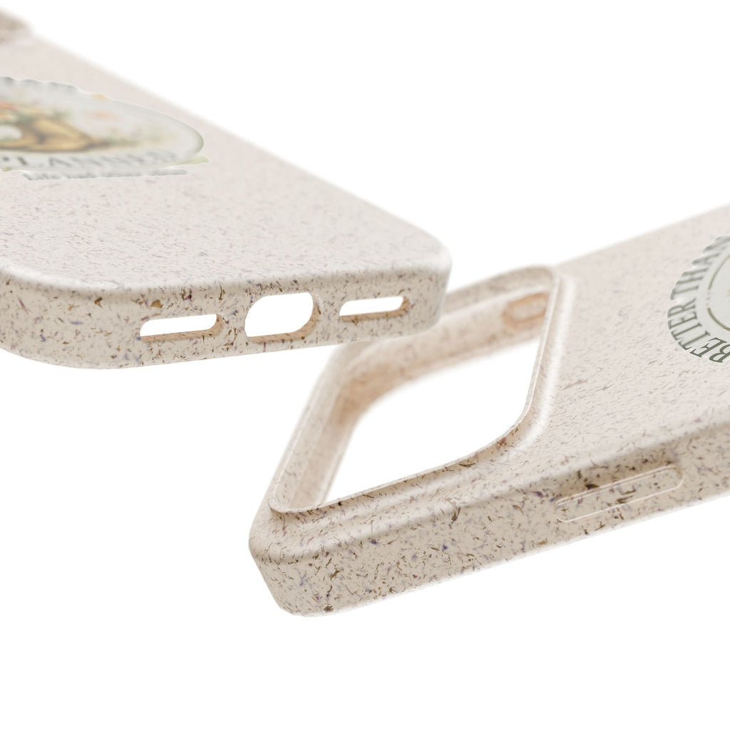 Better Than Planned floral boot illustration Phone Case | biodegradable eco-friendly