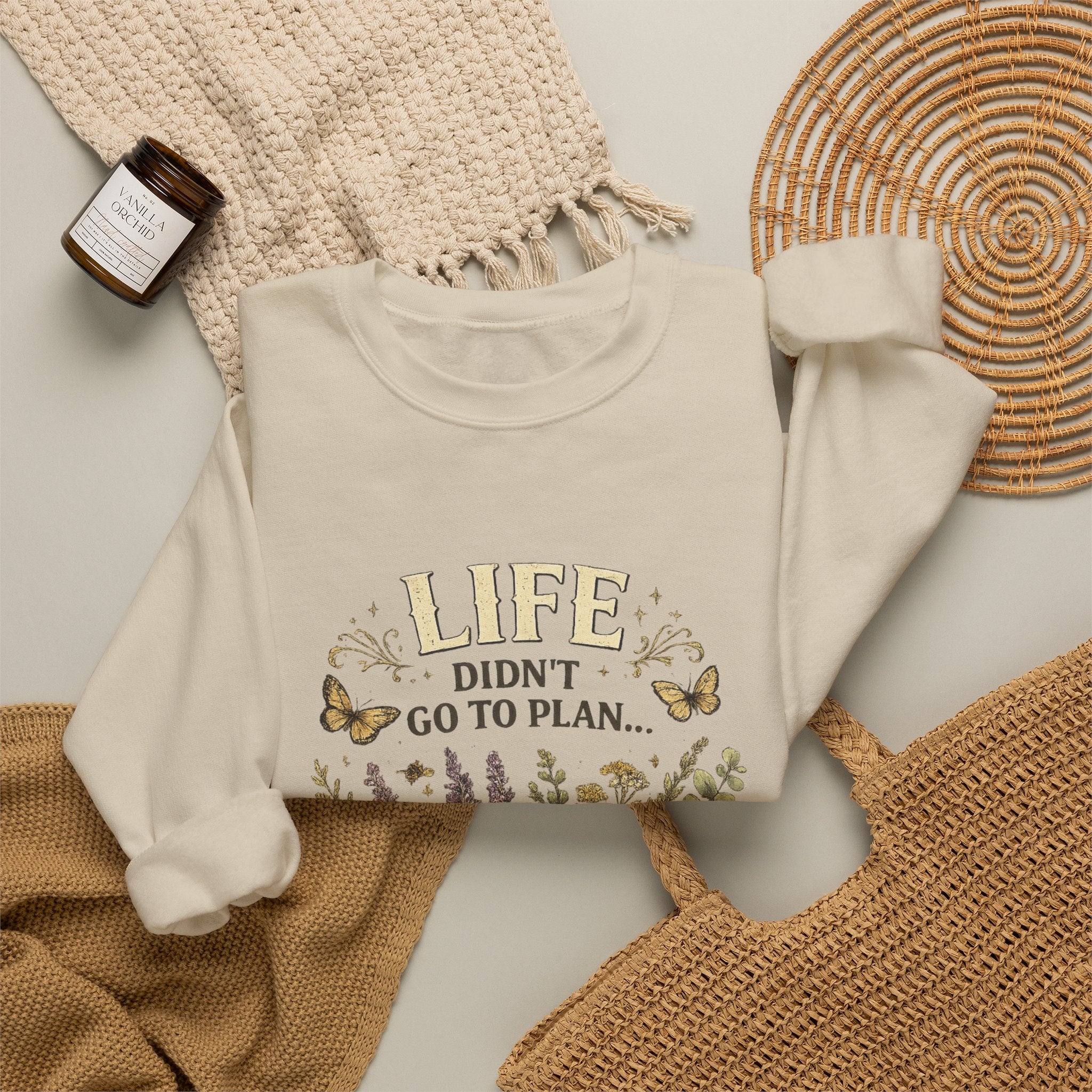 Life didn’t go to plan and that’s ok - Unisex Heavy Blend™ Crewneck Sweatshirt