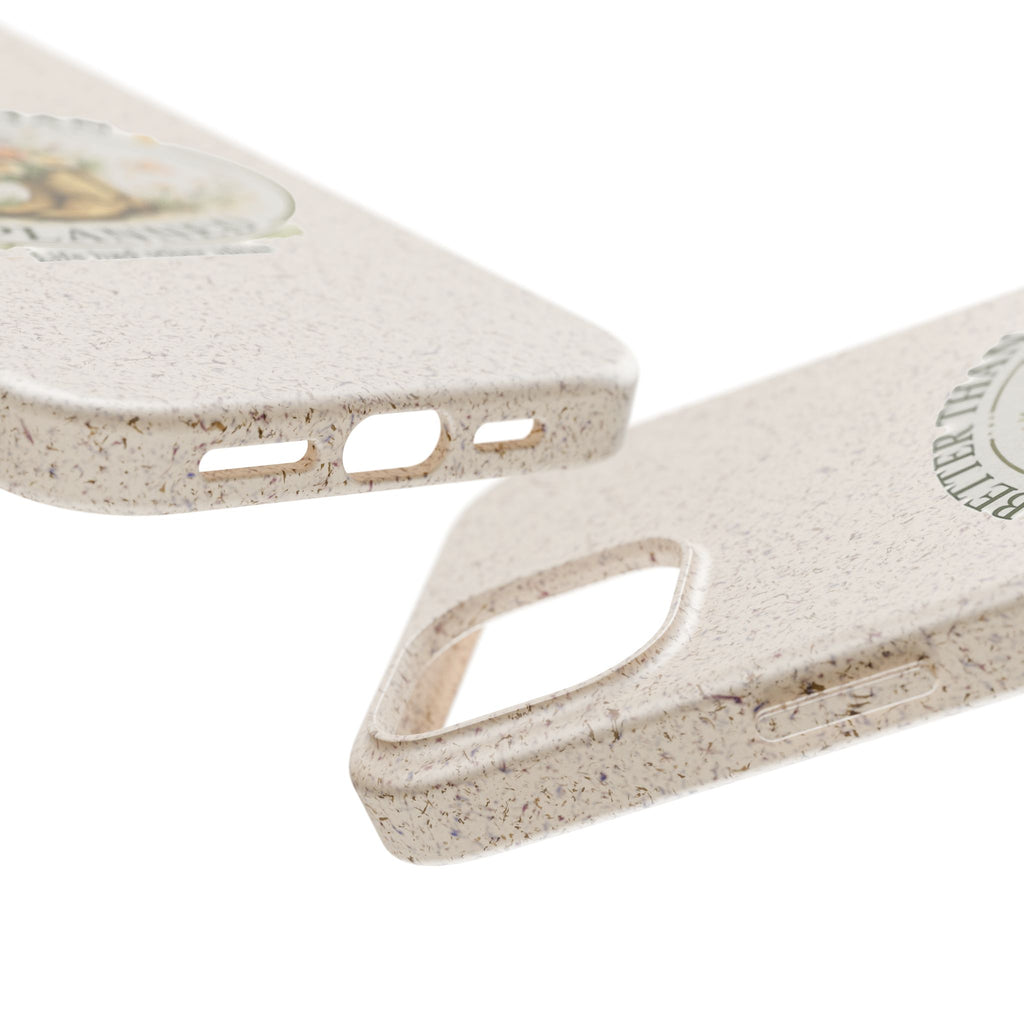 Better Than Planned floral boot illustration Phone Case | biodegradable eco-friendly