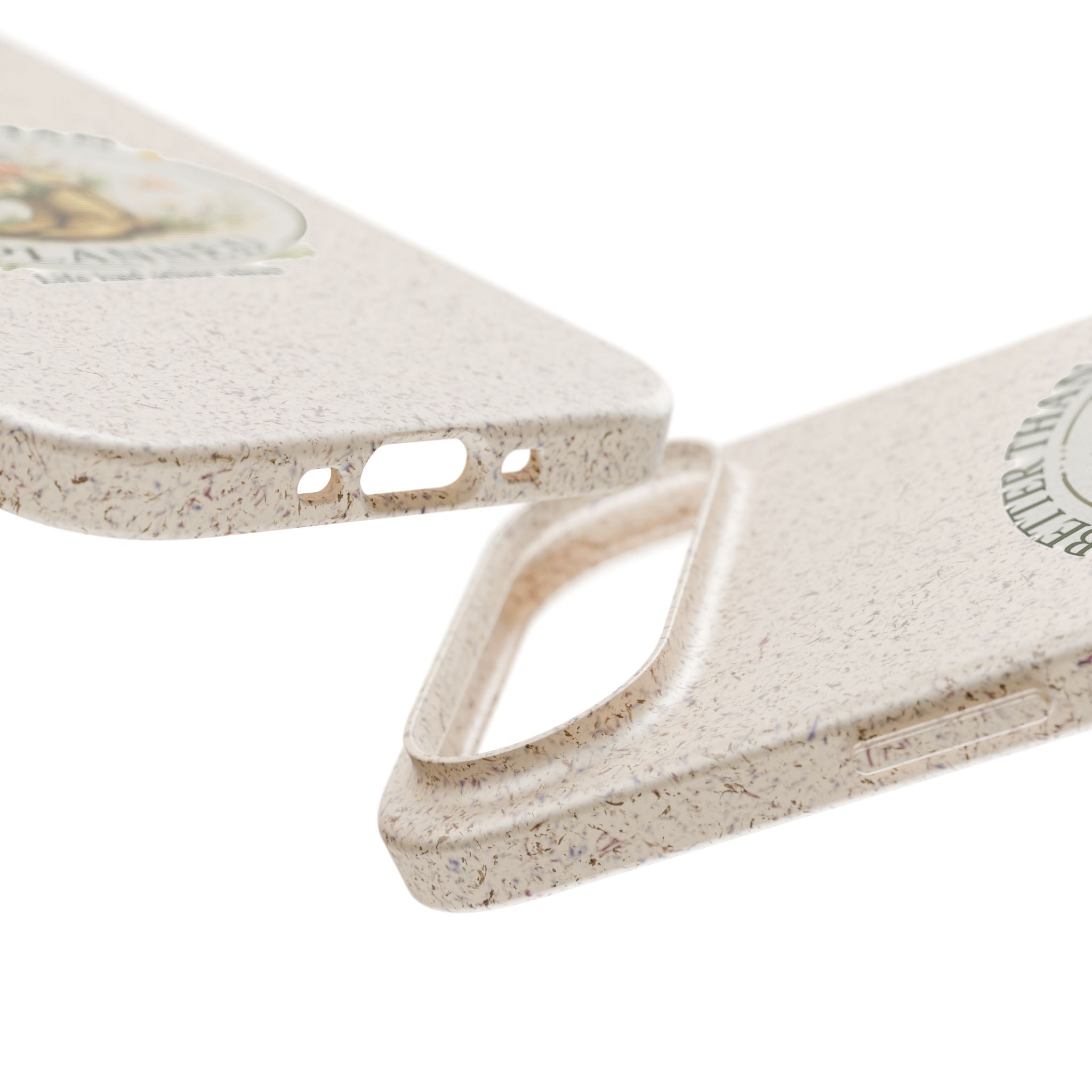 Better Than Planned floral boot illustration Phone Case | biodegradable eco-friendly