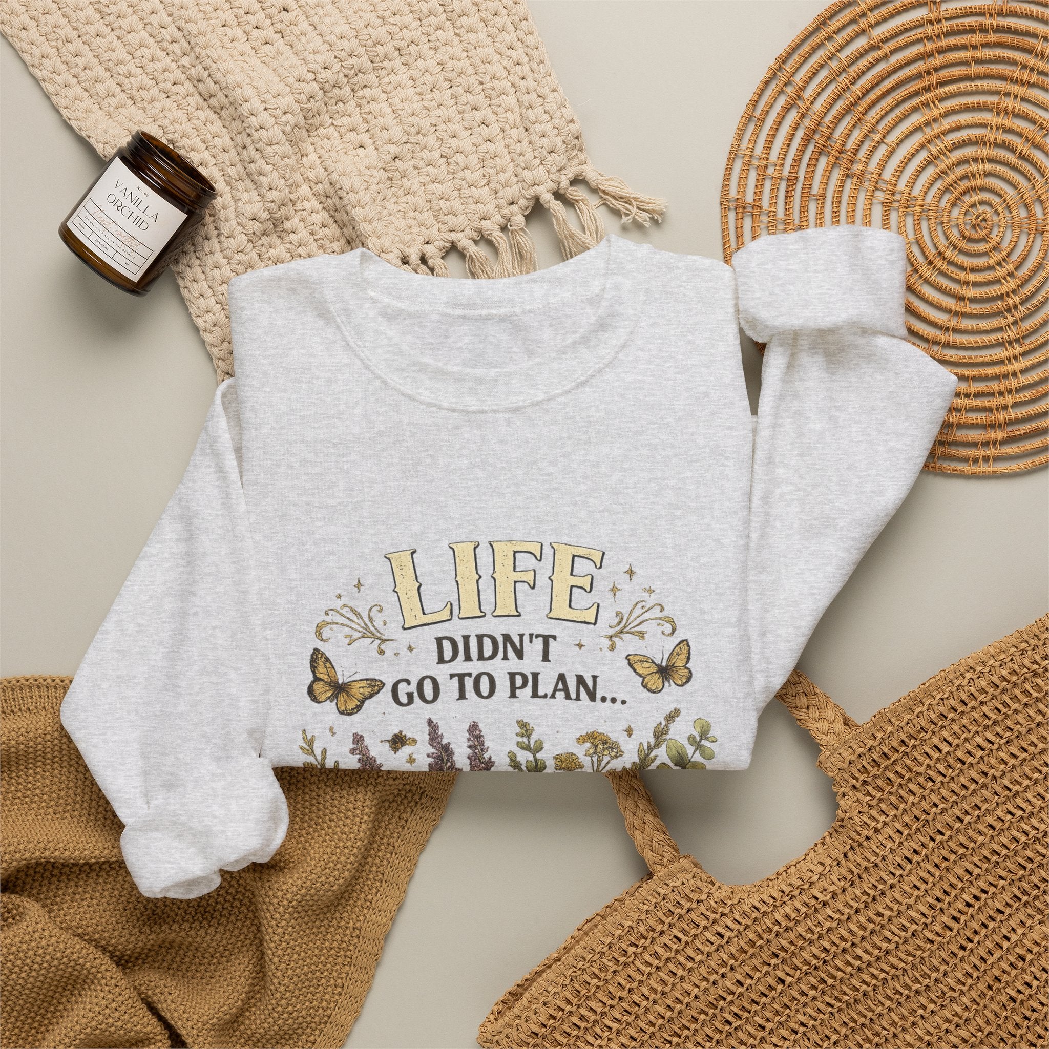 Life didn’t go to plan and that’s ok - Unisex Heavy Blend™ Crewneck Sweatshirt