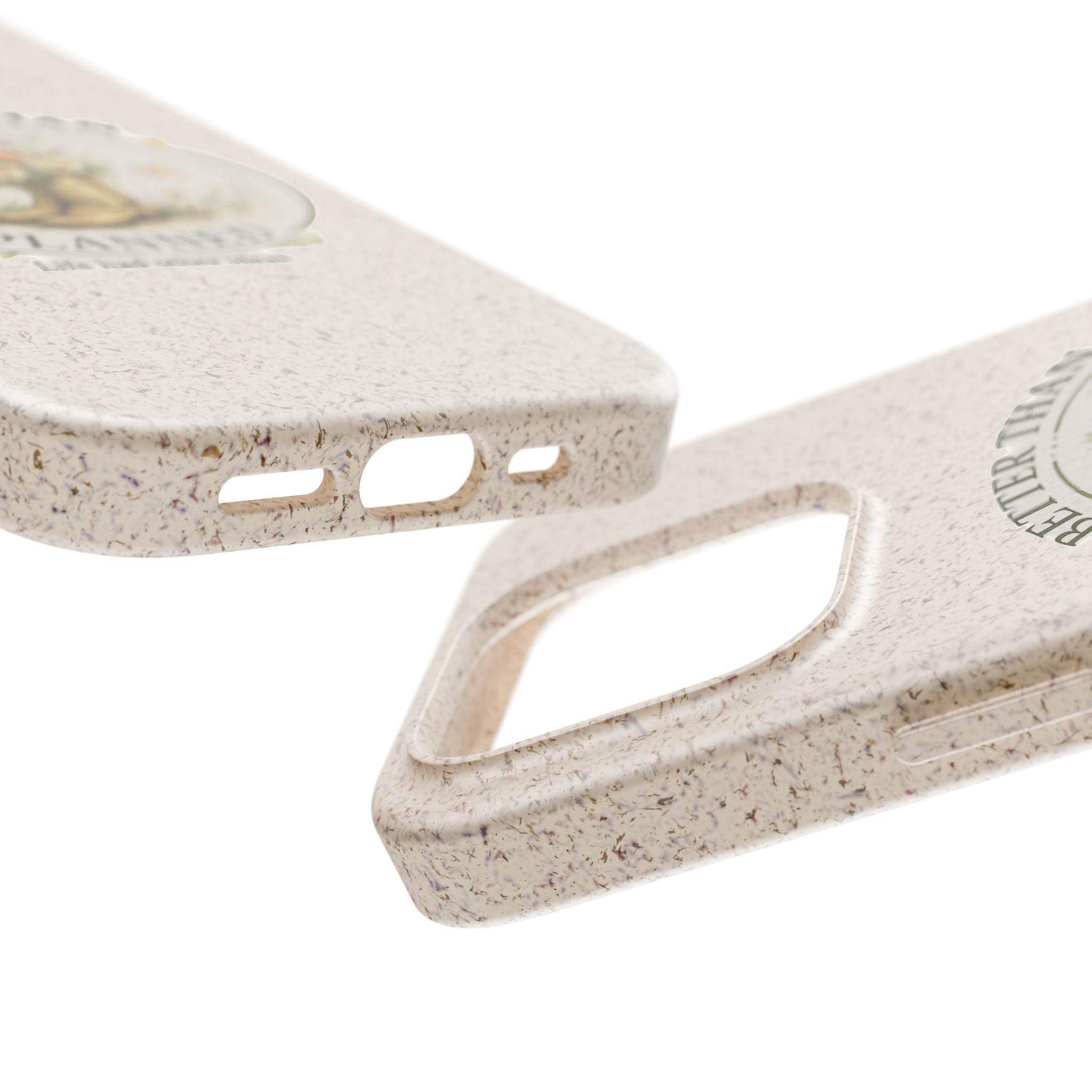 Better Than Planned floral boot illustration Phone Case | biodegradable eco-friendly