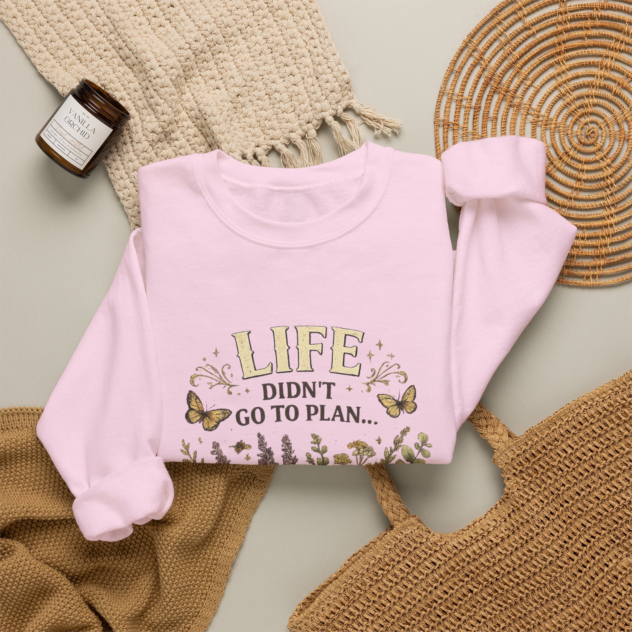 Life didn’t go to plan and that’s ok - Unisex Heavy Blend™ Crewneck Sweatshirt