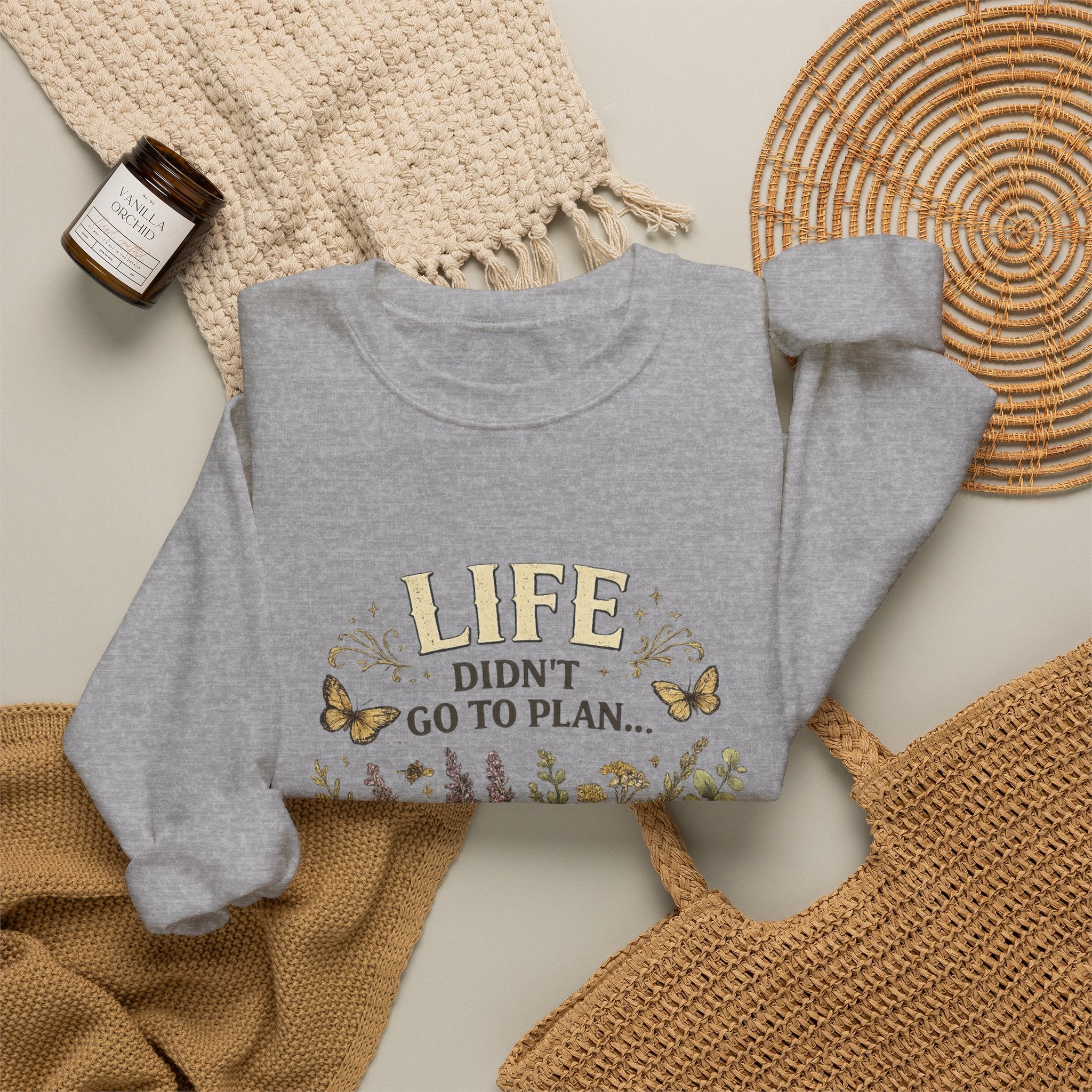 Life didn’t go to plan and that’s ok - Unisex Heavy Blend™ Crewneck Sweatshirt
