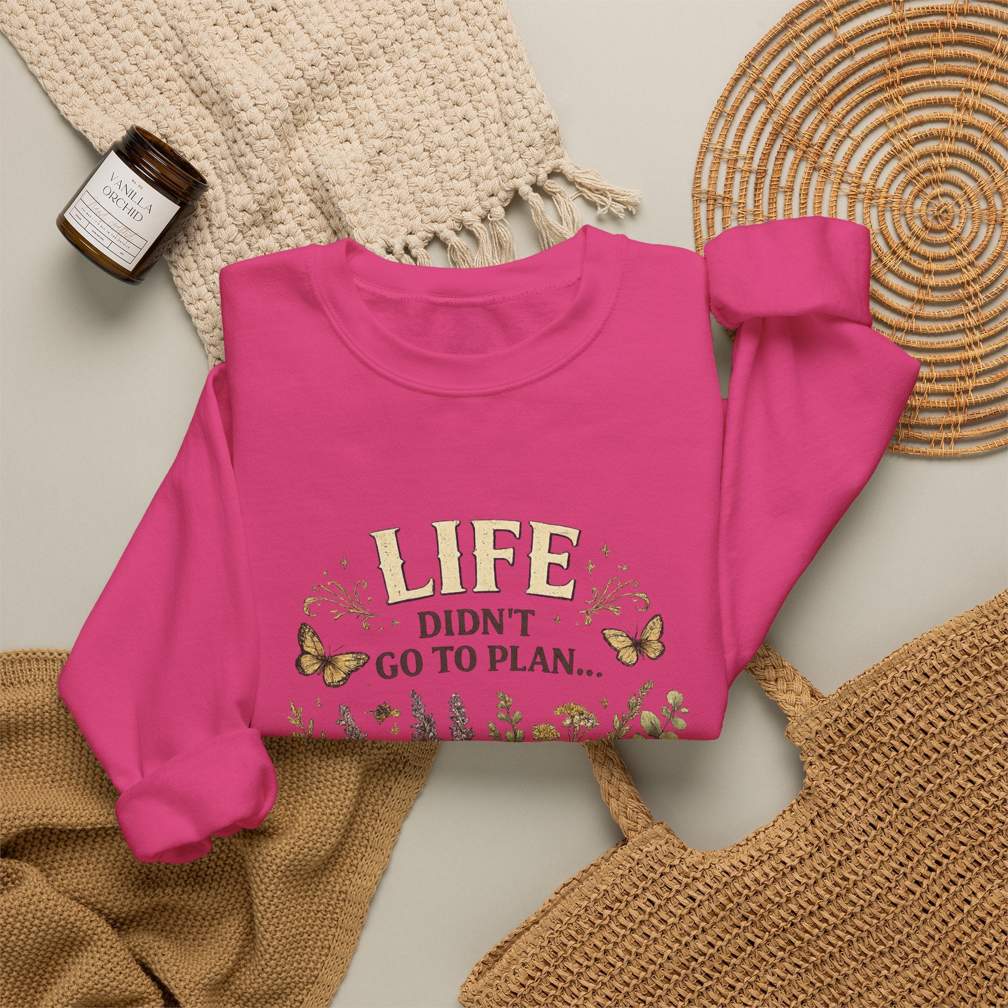 Life didn’t go to plan and that’s ok - Unisex Heavy Blend™ Crewneck Sweatshirt
