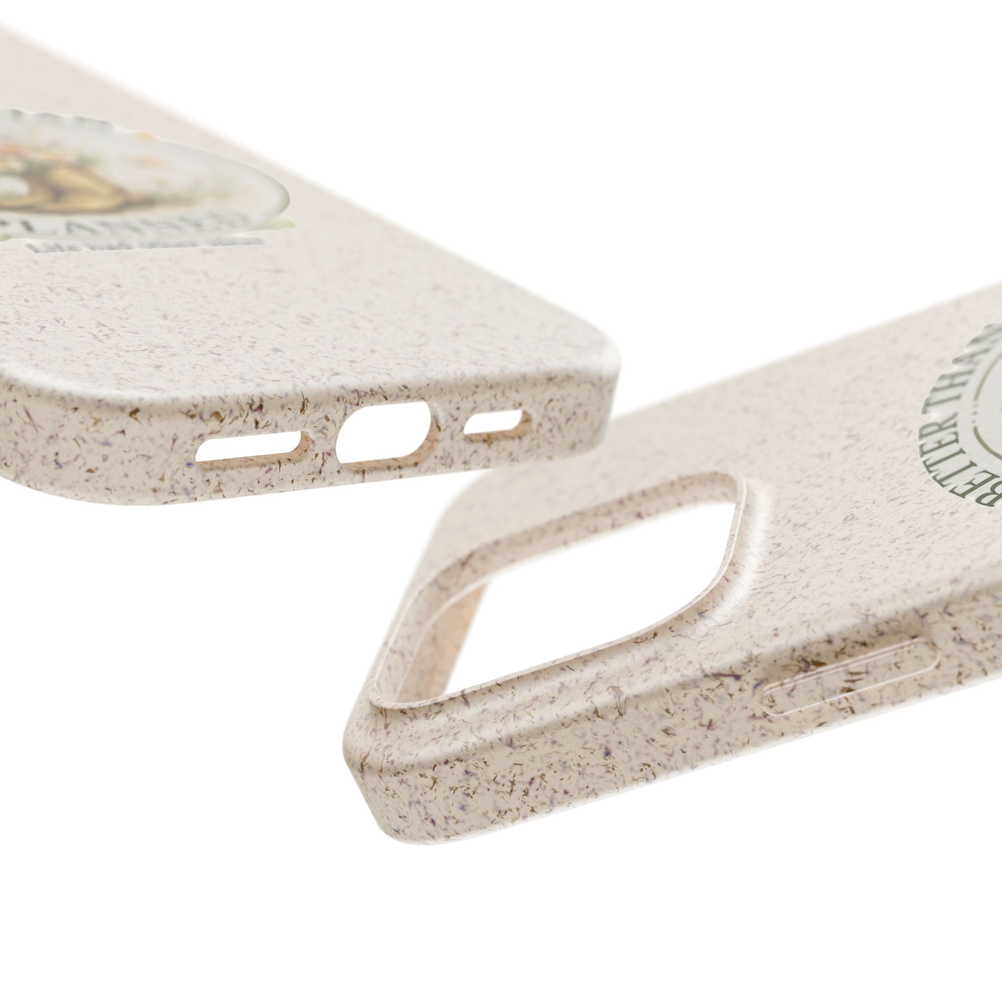 Better Than Planned floral boot illustration Phone Case | biodegradable eco-friendly
