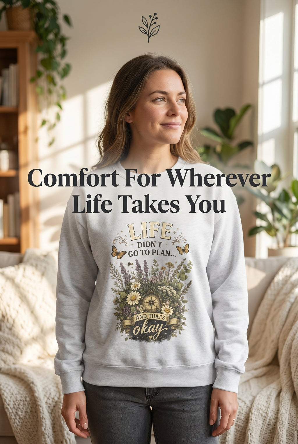 Life didn’t go to plan and that’s ok - Unisex Heavy Blend™ Crewneck Sweatshirt